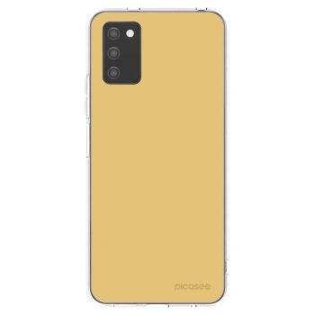 Picasee silikonový průhledný obal pro Samsung Galaxy A02s A025G - Canary Crystal