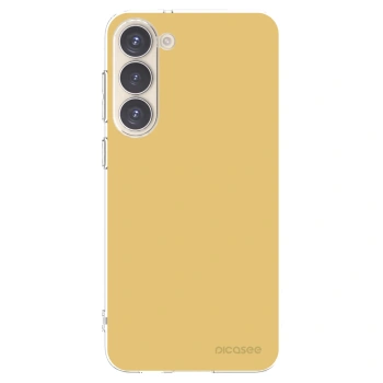 Picasee silikonový průhledný obal pro Samsung Galaxy S23+ 5G - Canary Crystal