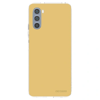 Picasee silikonový průhledný obal pro Motorola Moto G62 - Canary Crystal