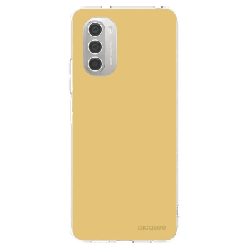 Picasee silikonový průhledný obal pro Motorola Moto G51 - Canary Crystal