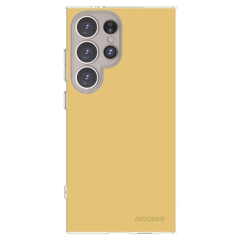 Picasee silikonový průhledný obal pro Samsung Galaxy S24 Ultra S928B 5G - Canary Crystal