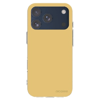 Picasee silikonový průhledný obal pro Apple iPhone 17 Pro - Canary Crystal