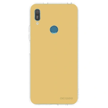 Picasee silikonový průhledný obal pro Huawei Y6 2019 - Canary Crystal