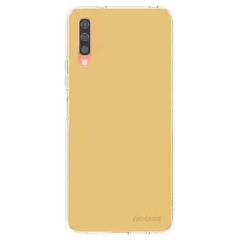 Picasee silikonový průhledný obal pro Samsung Galaxy A70 A705F - Canary Crystal