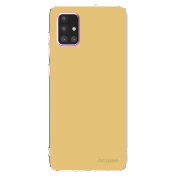 Picasee silikonový průhledný obal pro Samsung Galaxy A71 A715F - Canary Crystal