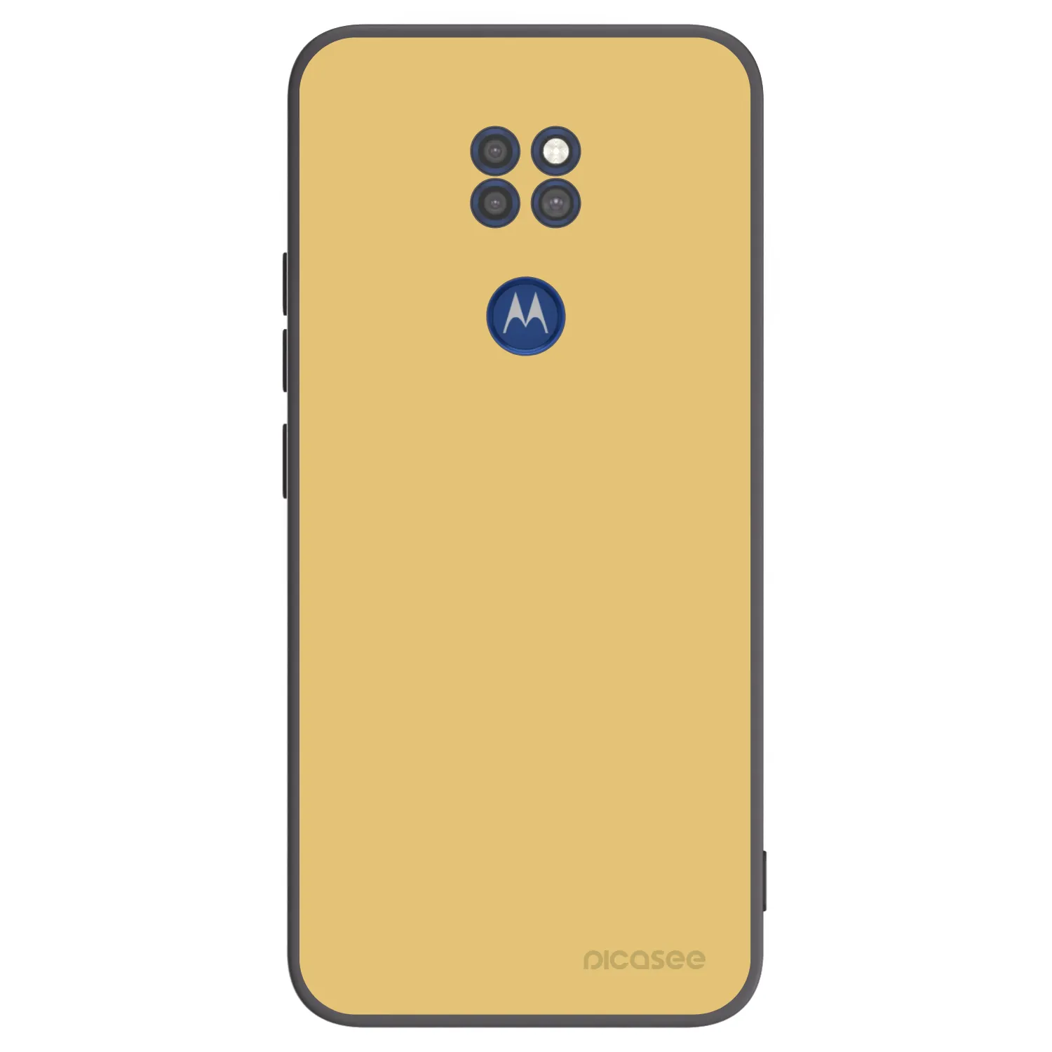 Picasee silikonový černý obal pro Motorola Moto G9 Play - Canary Crystal