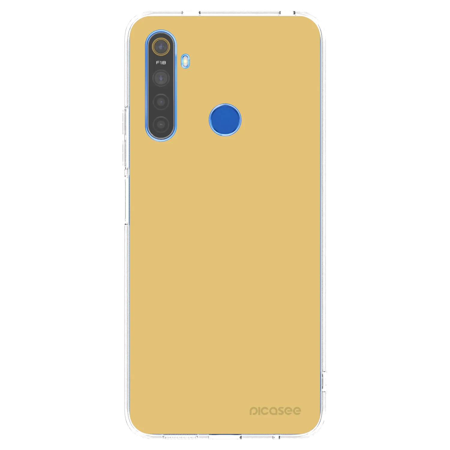Picasee silikonový průhledný obal pro Realme 5 - Canary Crystal