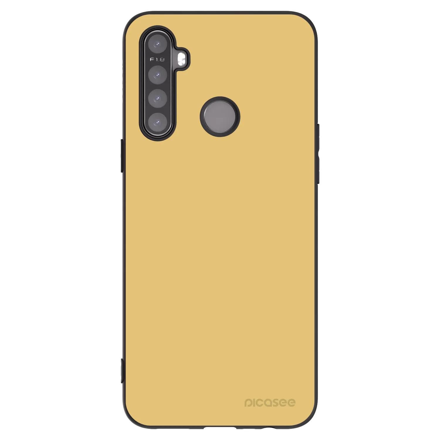 Picasee silikonový černý obal pro Realme 5 - Canary Crystal