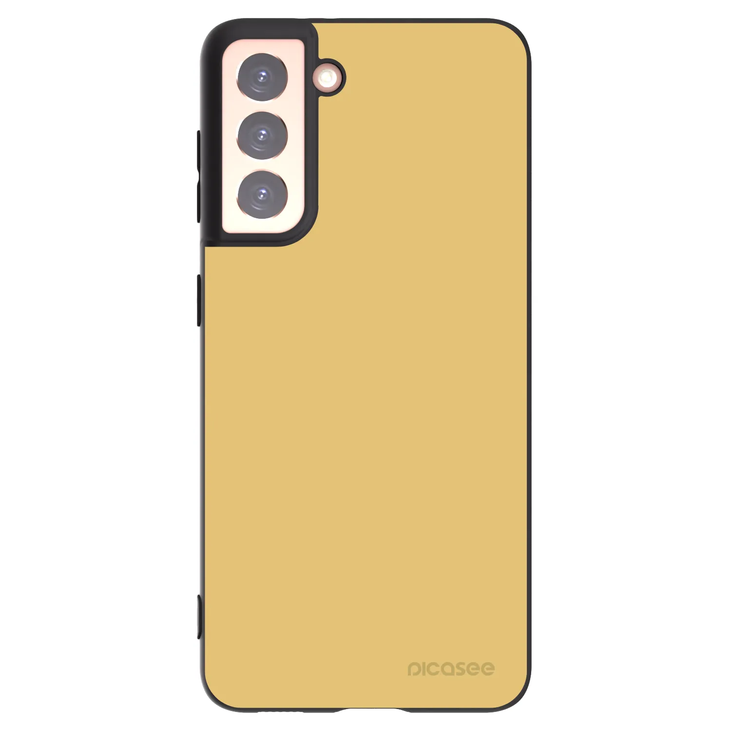 Picasee silikonový černý obal pro Samsung Galaxy S21 5G G991B - Canary Crystal