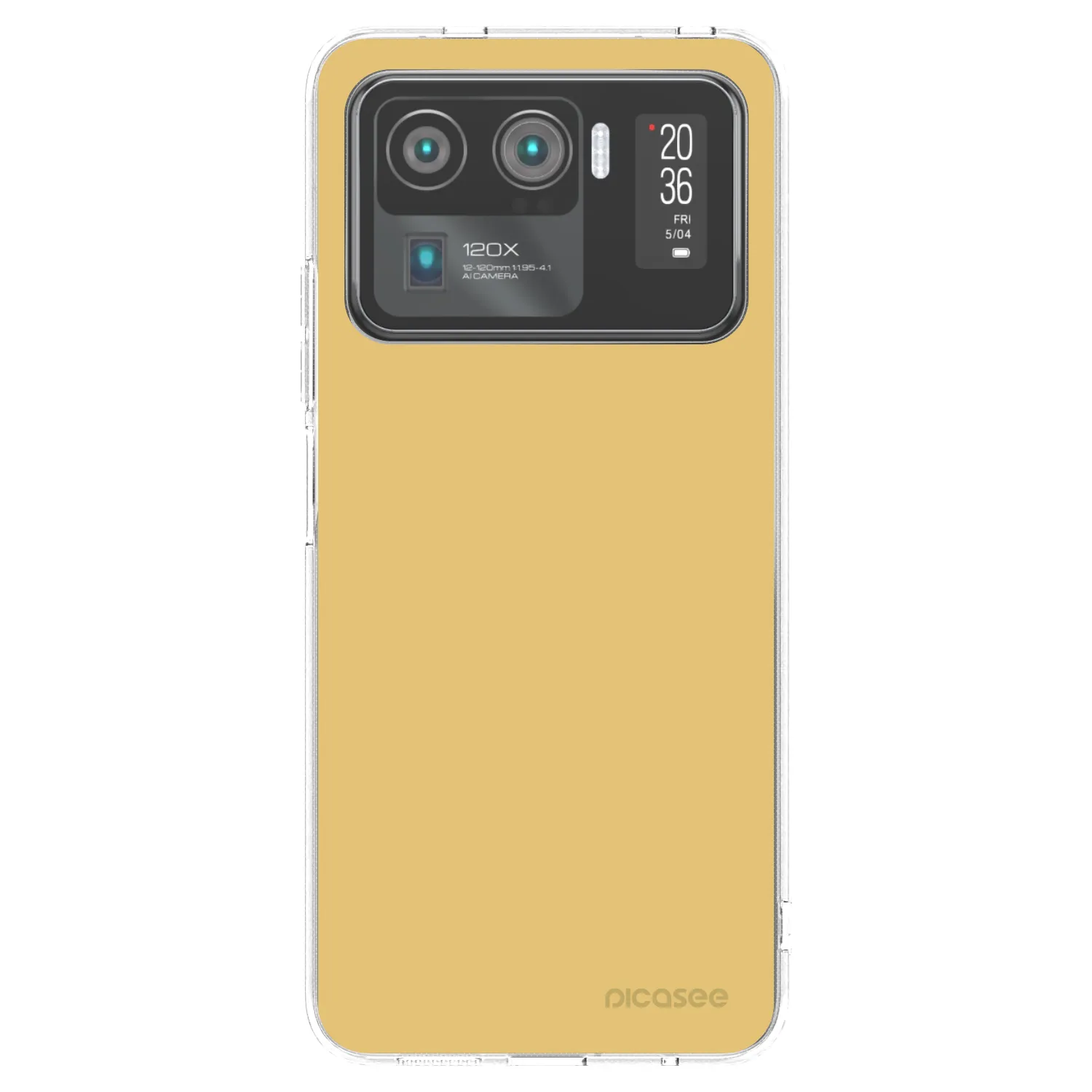 Picasee silikonový průhledný obal pro Xiaomi Mi 11 Ultra - Canary Crystal