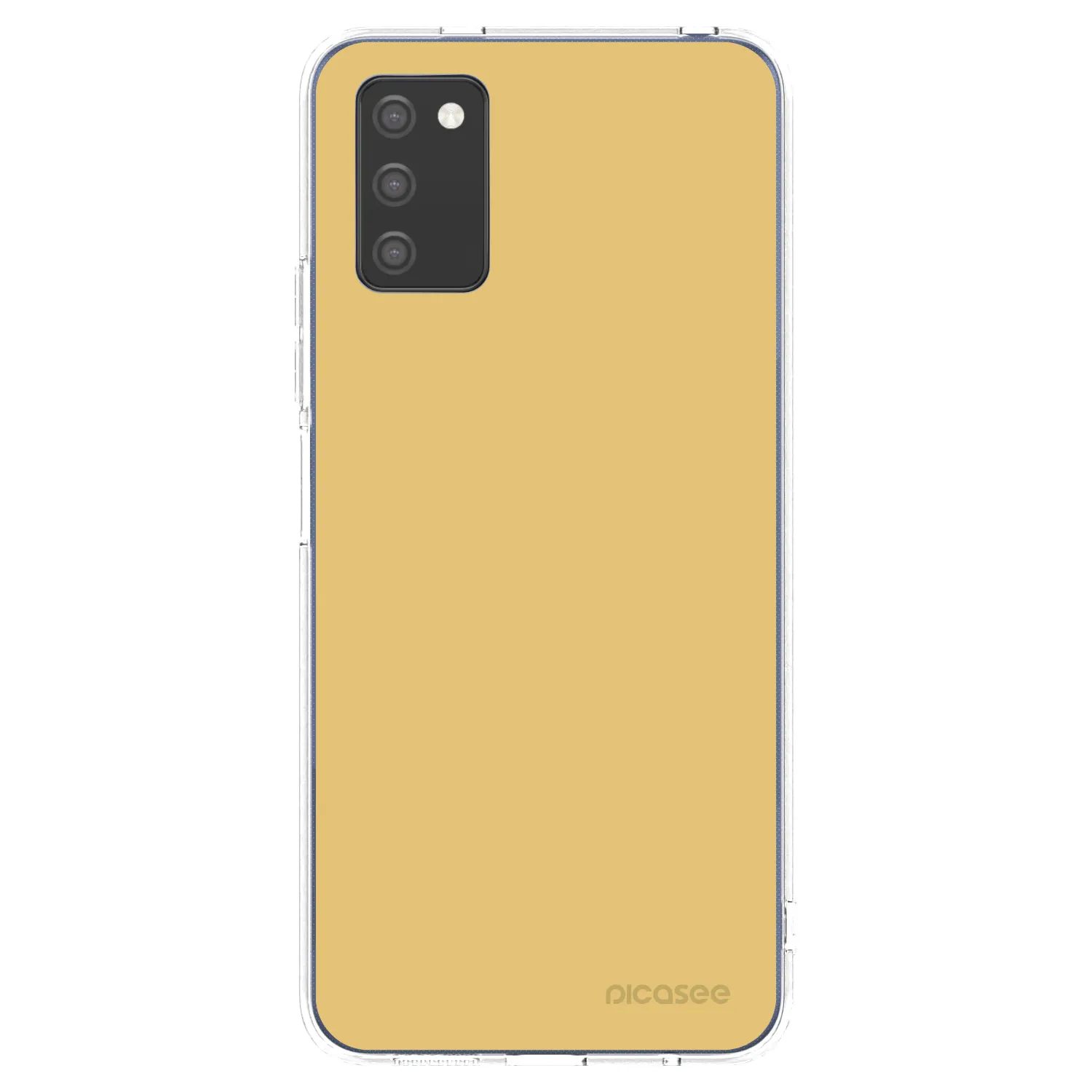 Picasee silikonový průhledný obal pro Samsung Galaxy A02s A025G - Canary Crystal