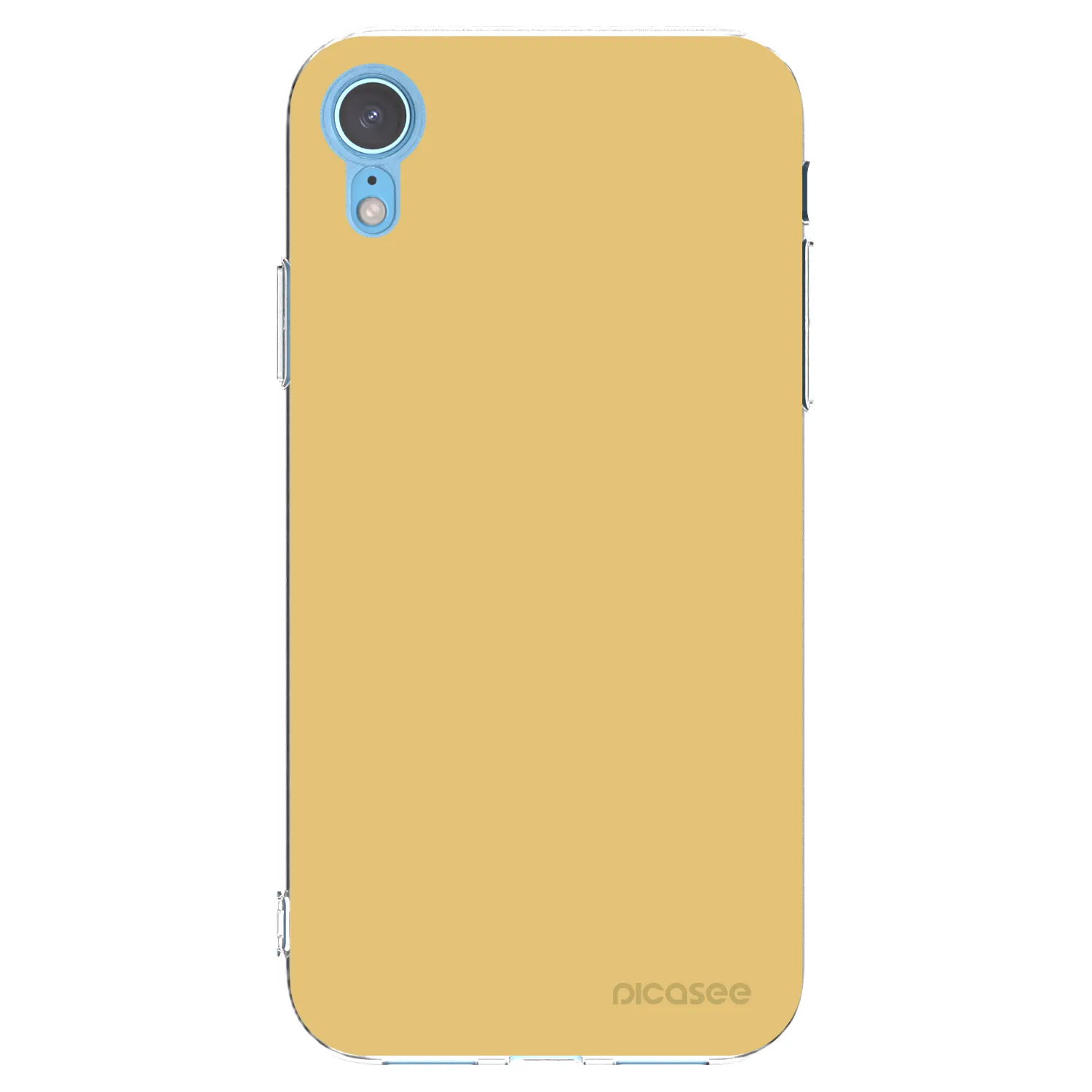 Picasee silikonový průhledný obal pro Apple iPhone XR - Canary Crystal