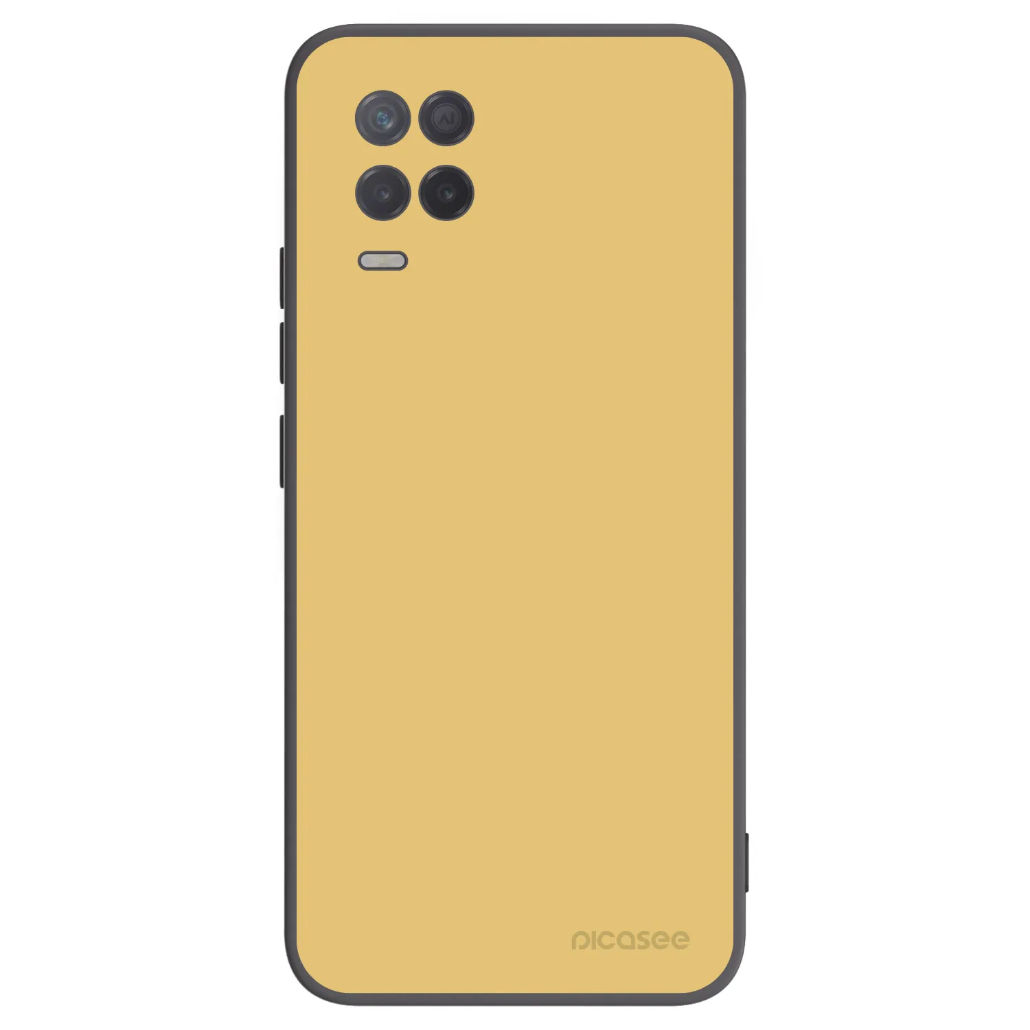 Picasee silikonový černý obal pro Realme 8 5G - Canary Crystal