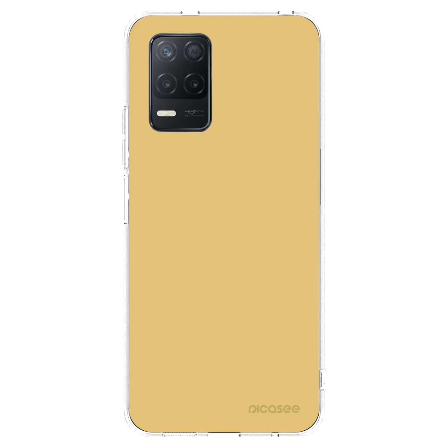 Picasee silikonový průhledný obal pro Realme 8 5G - Canary Crystal