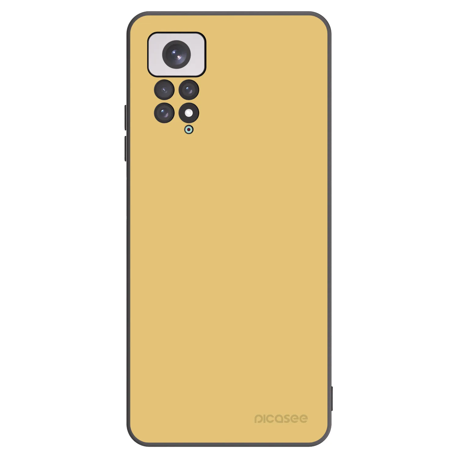 Picasee silikonový černý obal pro Xiaomi Redmi Note 11 - Canary Crystal