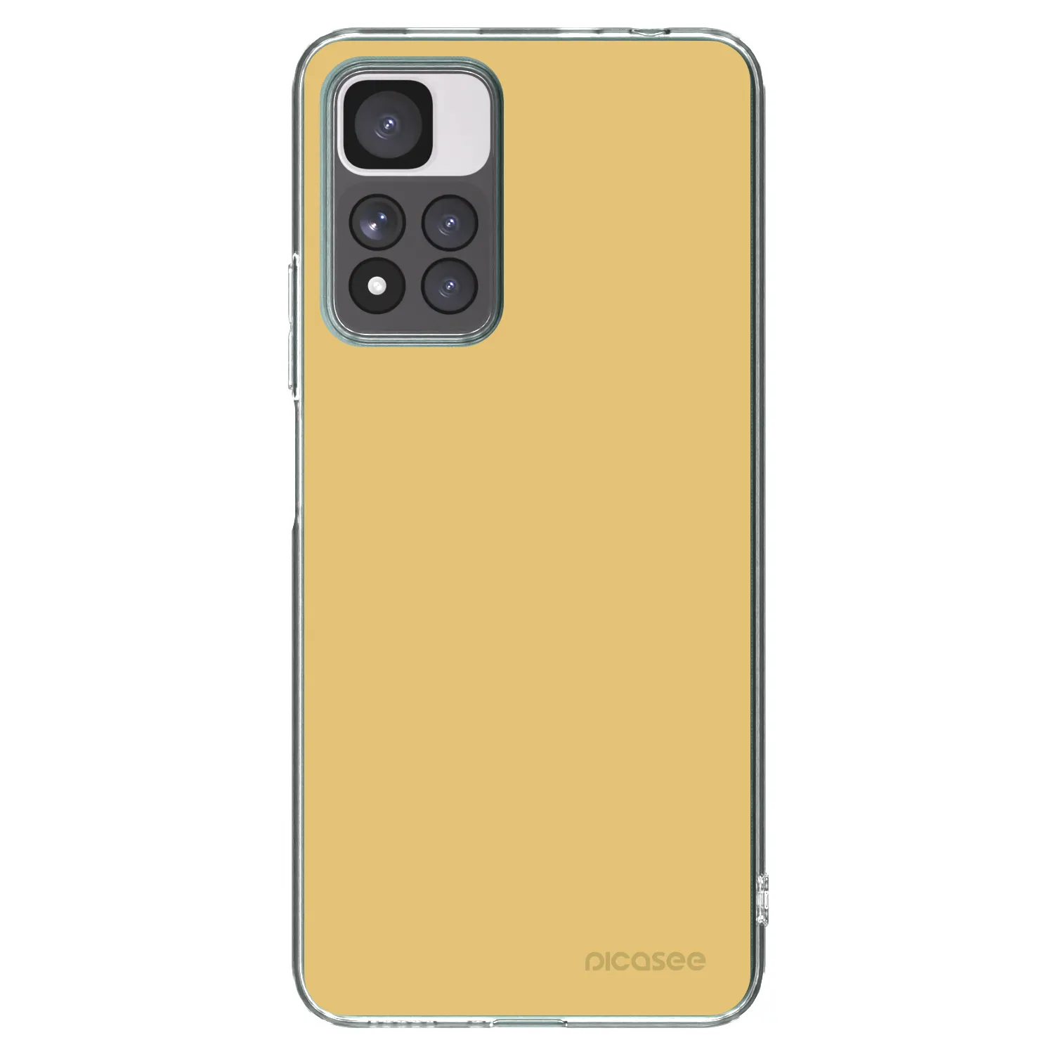 Picasee silikonový průhledný obal pro Xiaomi Redmi Note 11 Pro+ 5G - Canary Crystal