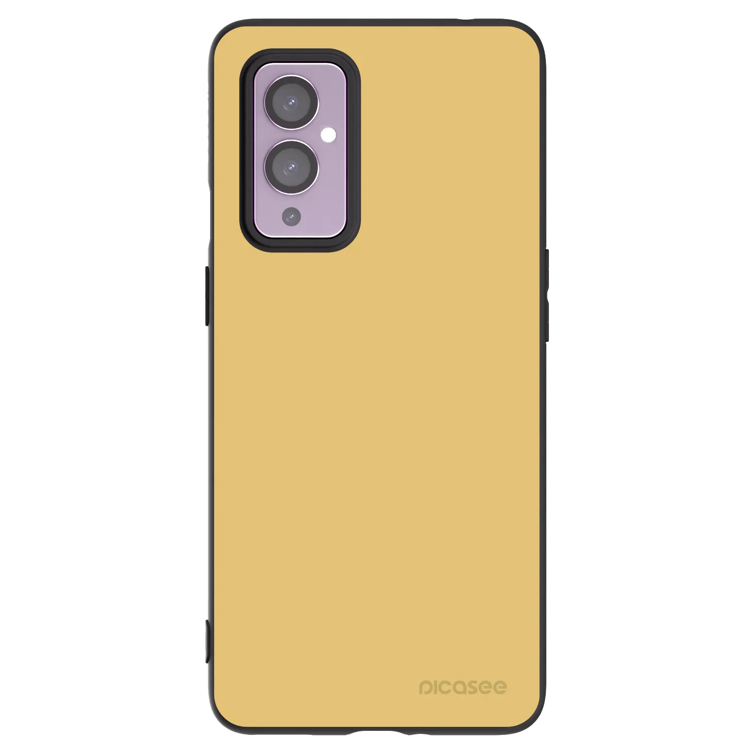 Picasee silikonový černý obal pro OnePlus 9 - Canary Crystal