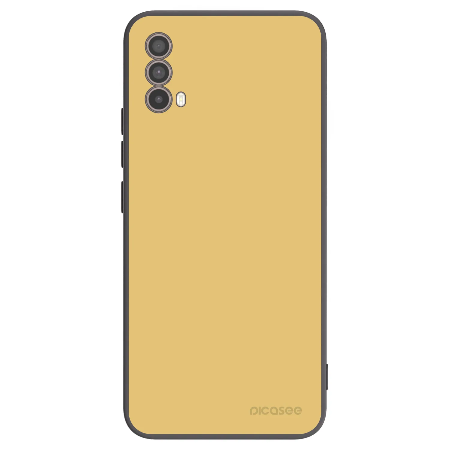 Picasee silikonový černý obal pro Motorola Moto E40 - Canary Crystal