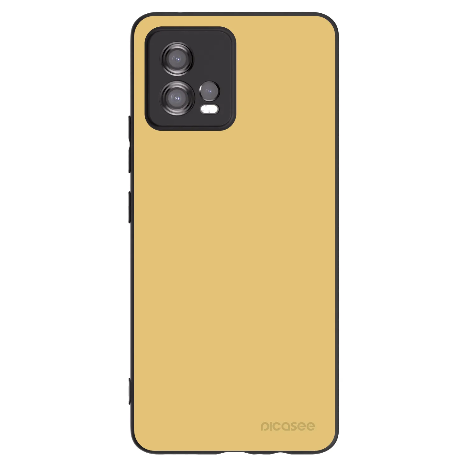 Picasee silikonový černý obal pro Motorola Moto G72 - Canary Crystal