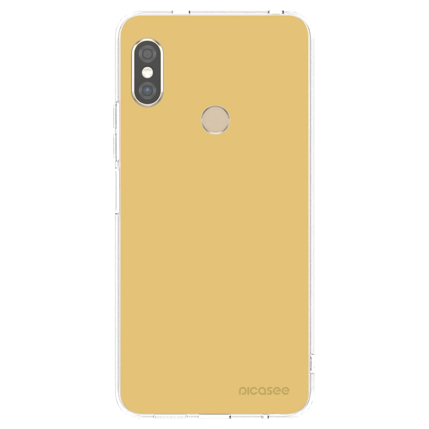 Picasee silikonový průhledný obal pro Xiaomi Redmi Note 5 Global - Canary Crystal