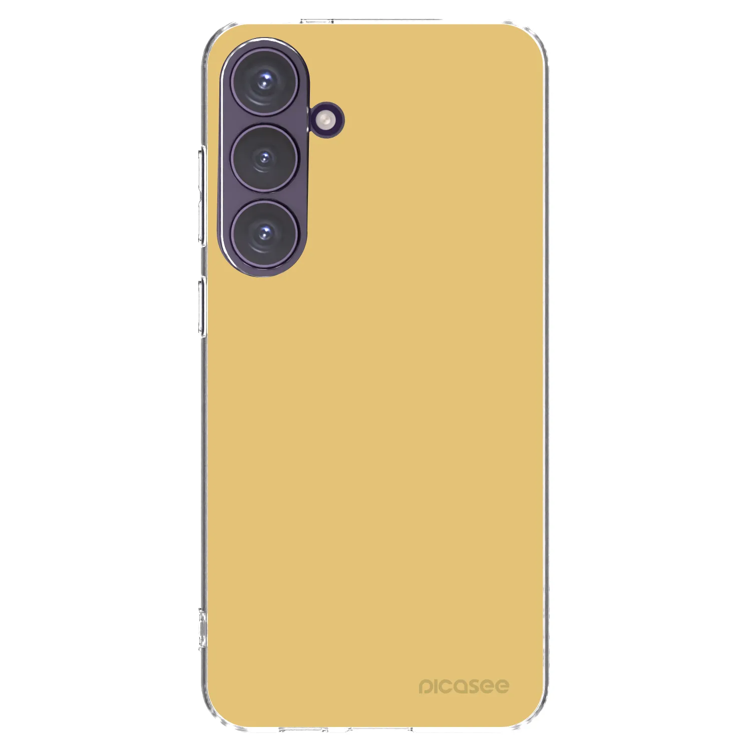 Picasee silikonový průhledný obal pro Samsung Galaxy S24+ S926B 5G - Canary Crystal