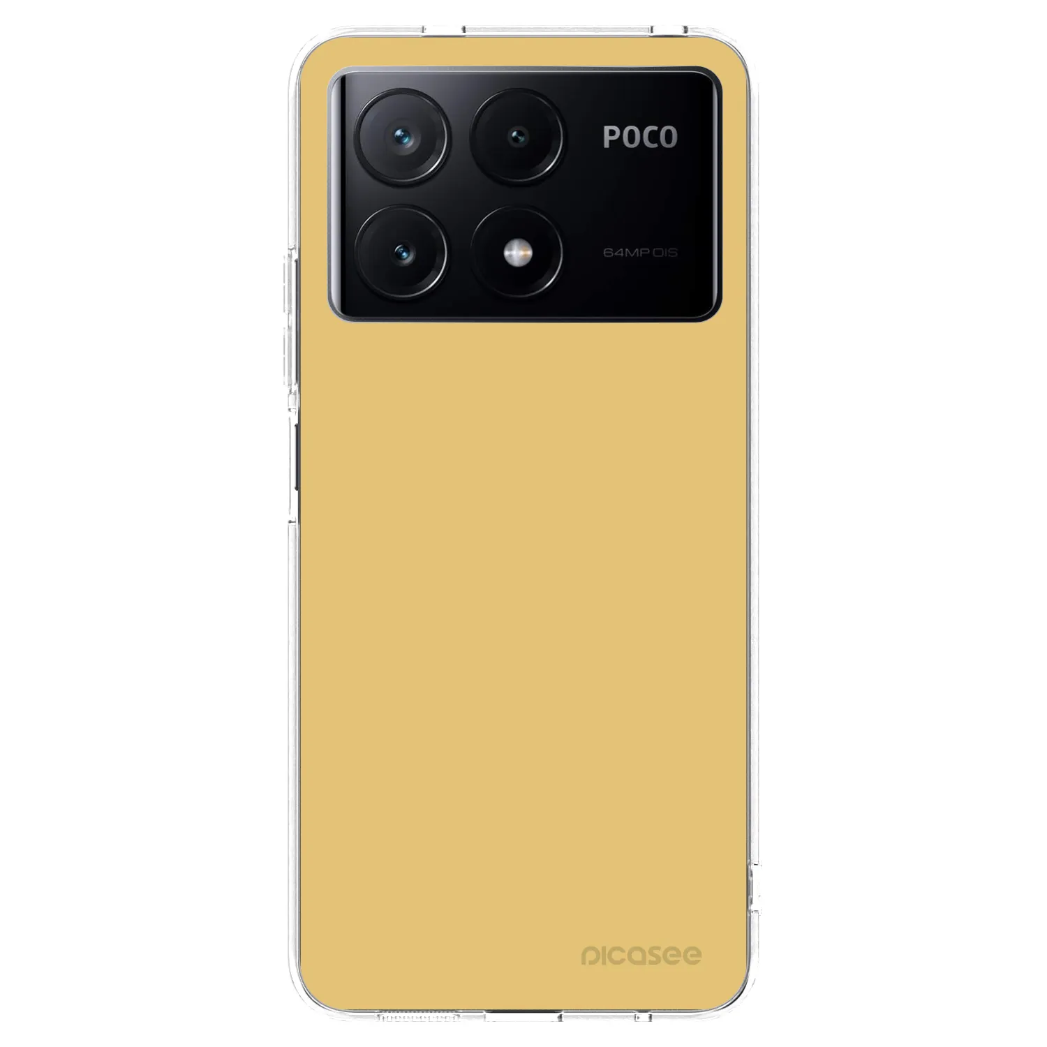 Picasee silikonový průhledný obal pro Xiaomi Poco X6 Pro - Canary Crystal