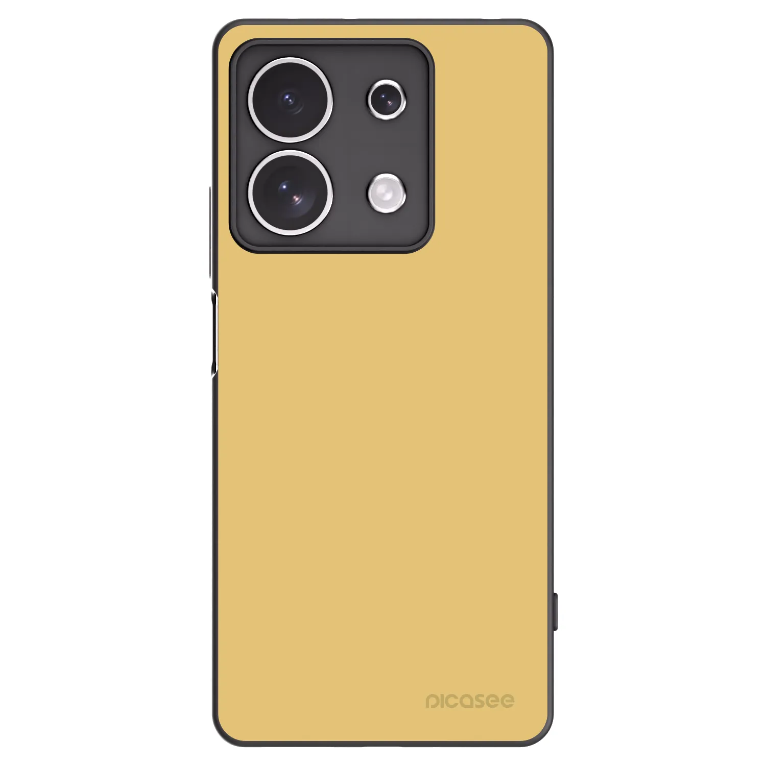 Picasee silikonový černý obal pro Xiaomi Redmi Note 13 4G - Canary Crystal