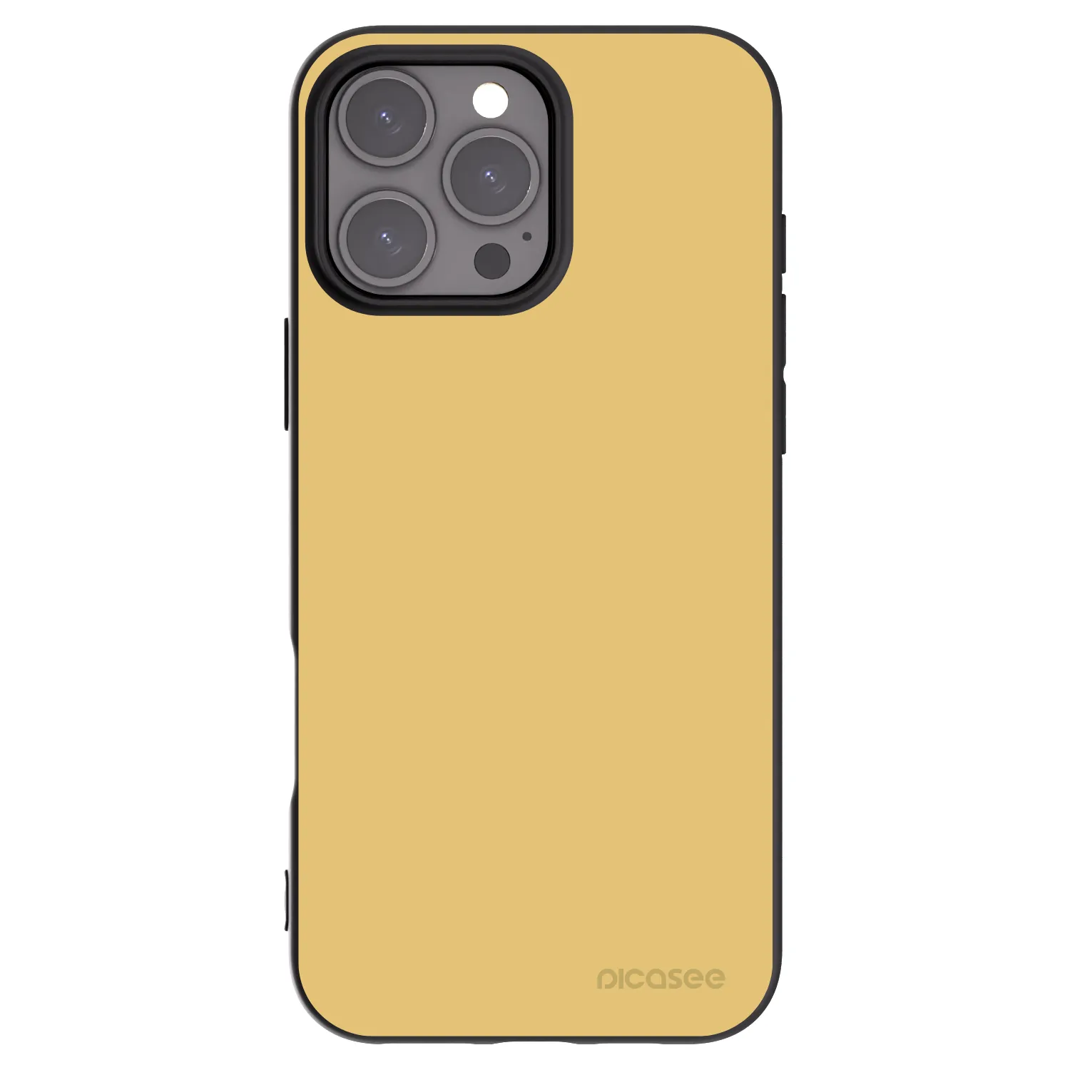 Picasee silikonový černý obal pro Apple iPhone 16 Pro Max - Canary Crystal