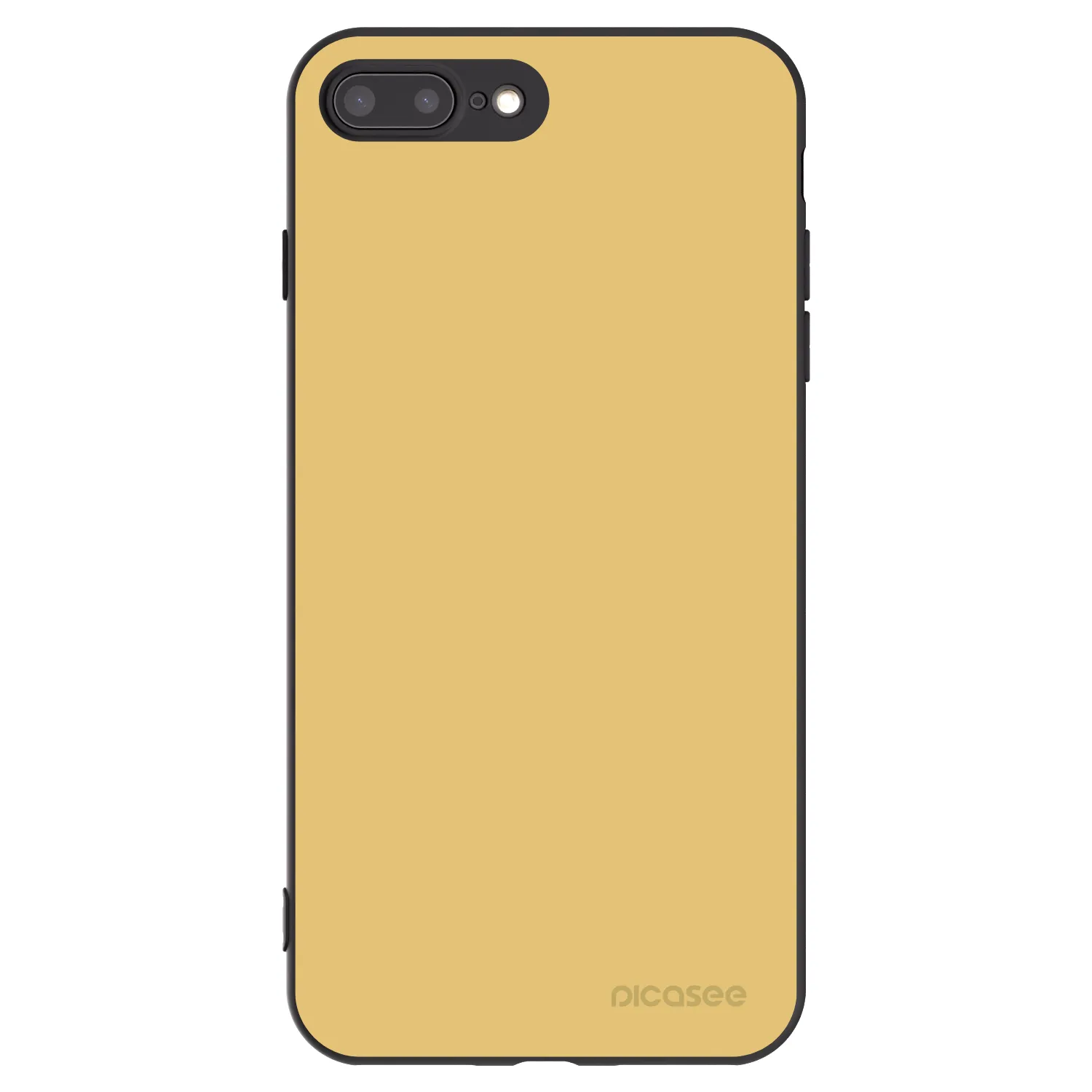 Picasee silikonový černý obal pro Apple iPhone 8 Plus - Canary Crystal