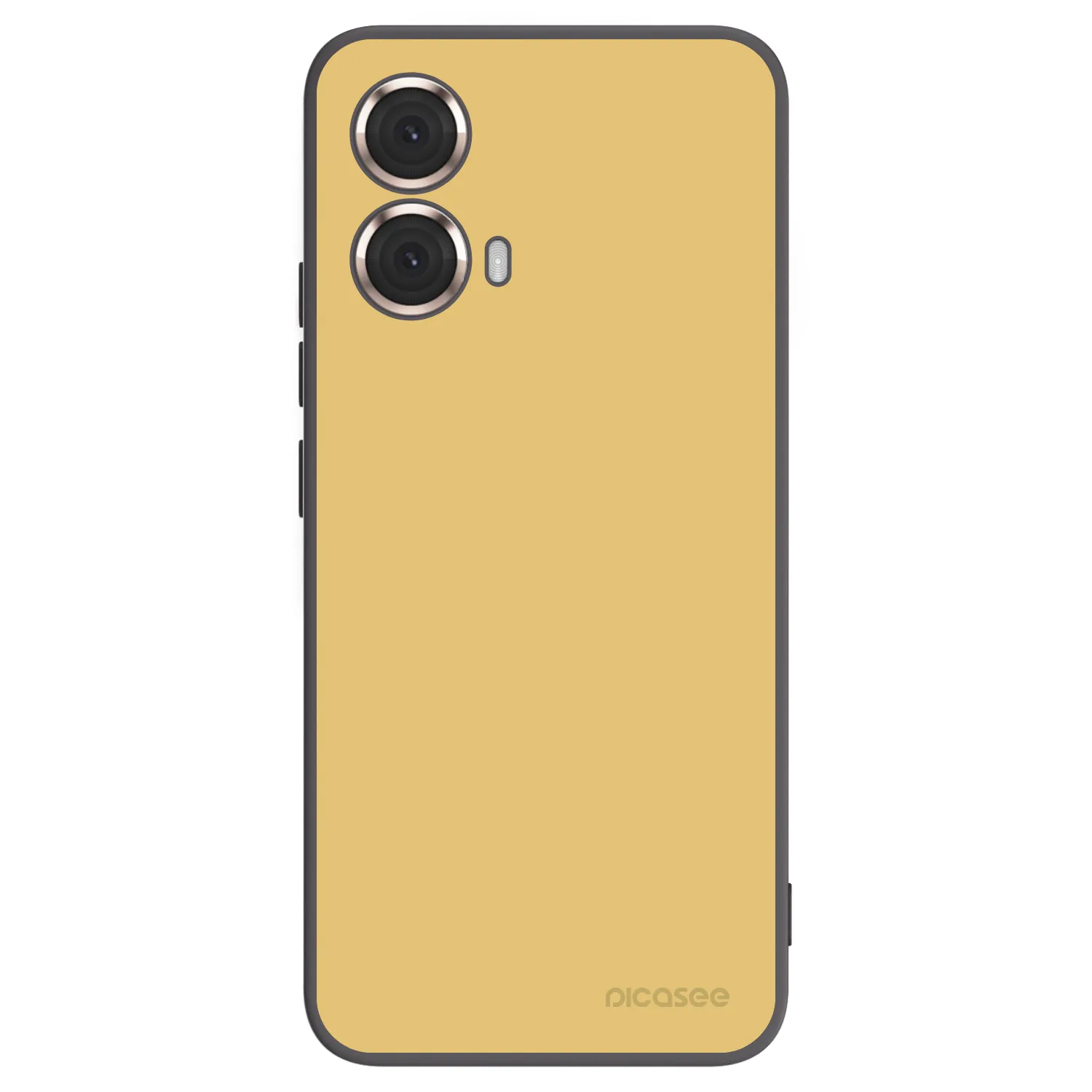 Picasee silikonový černý obal pro Motorola Moto G85 - Canary Crystal