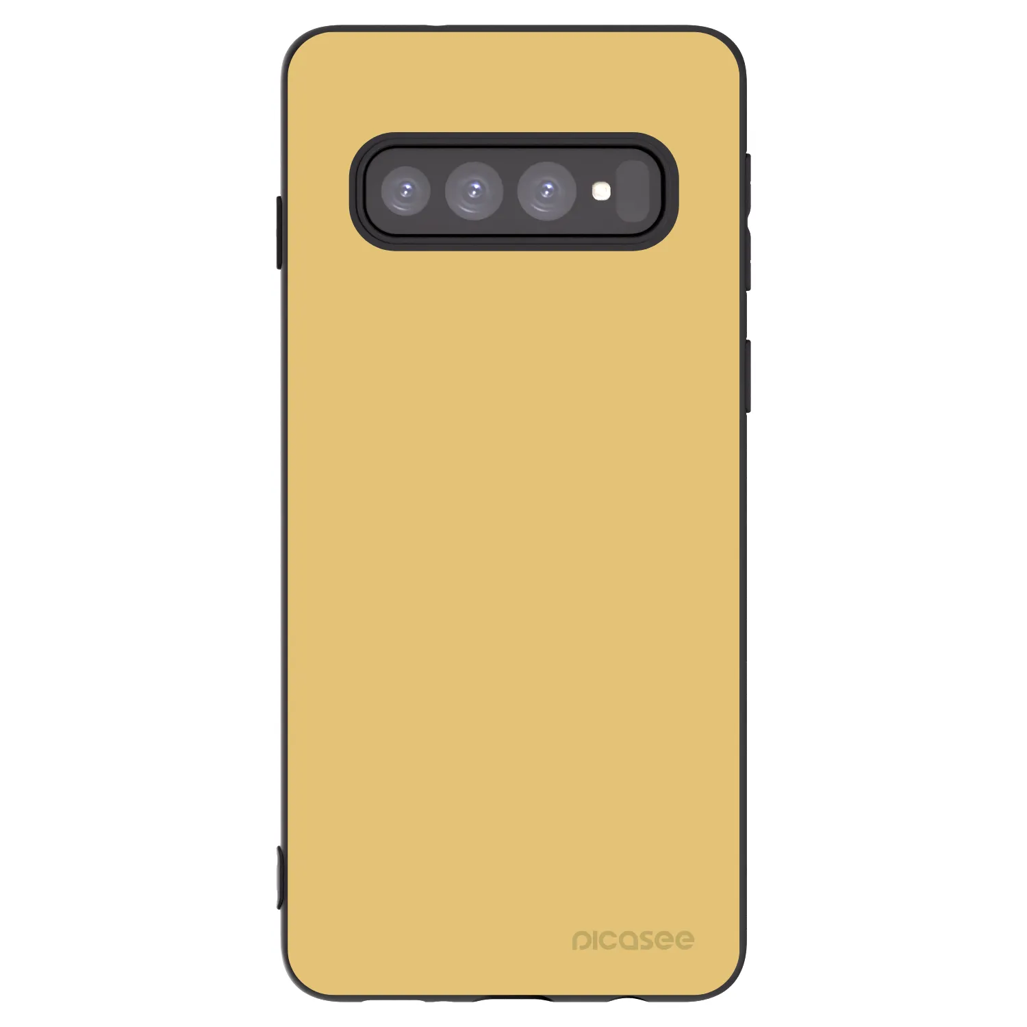 Picasee silikonový černý obal pro Samsung Galaxy S10 G973 - Canary Crystal