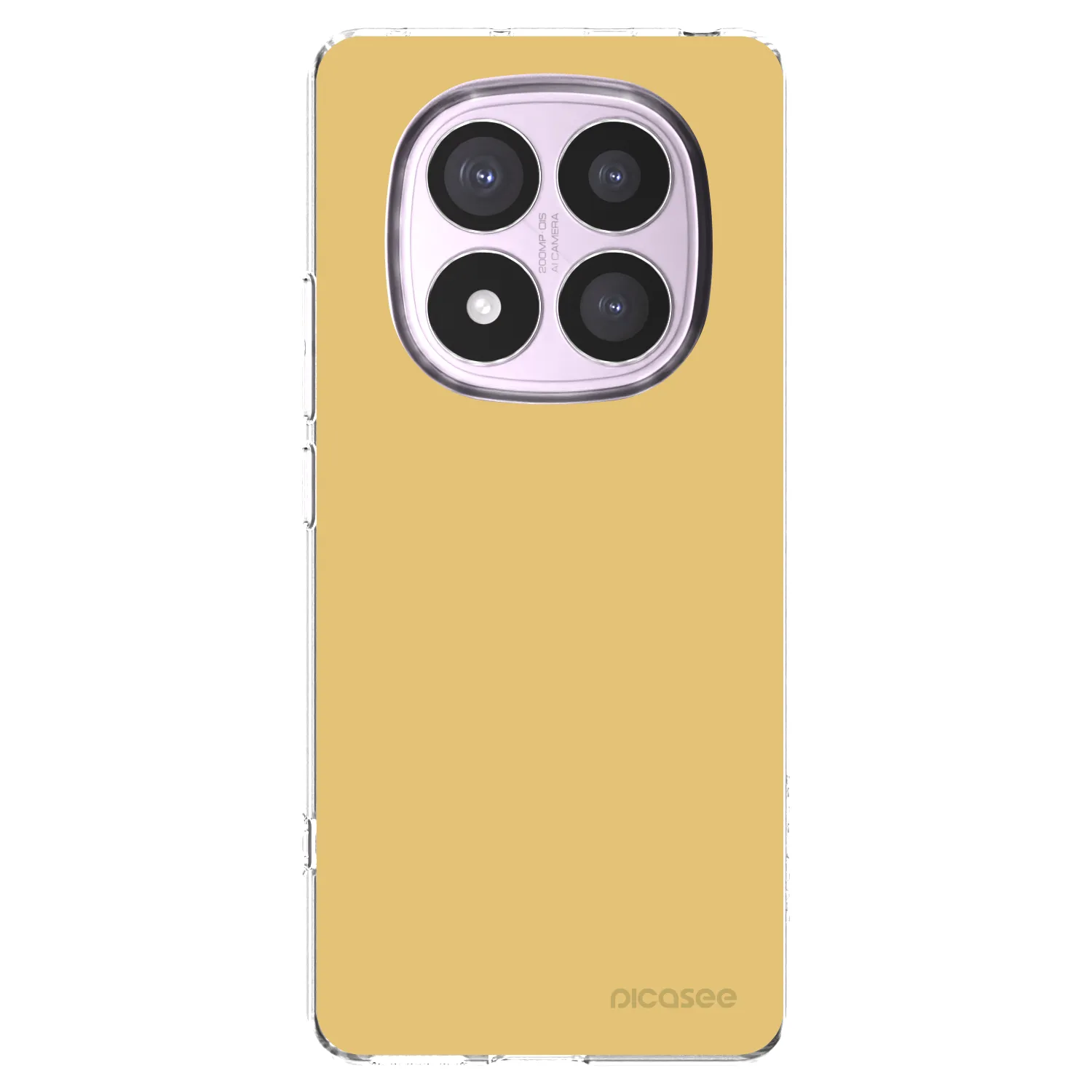 Picasee silikonový průhledný obal pro Xiaomi Redmi Note 14 Pro 5G - Canary Crystal