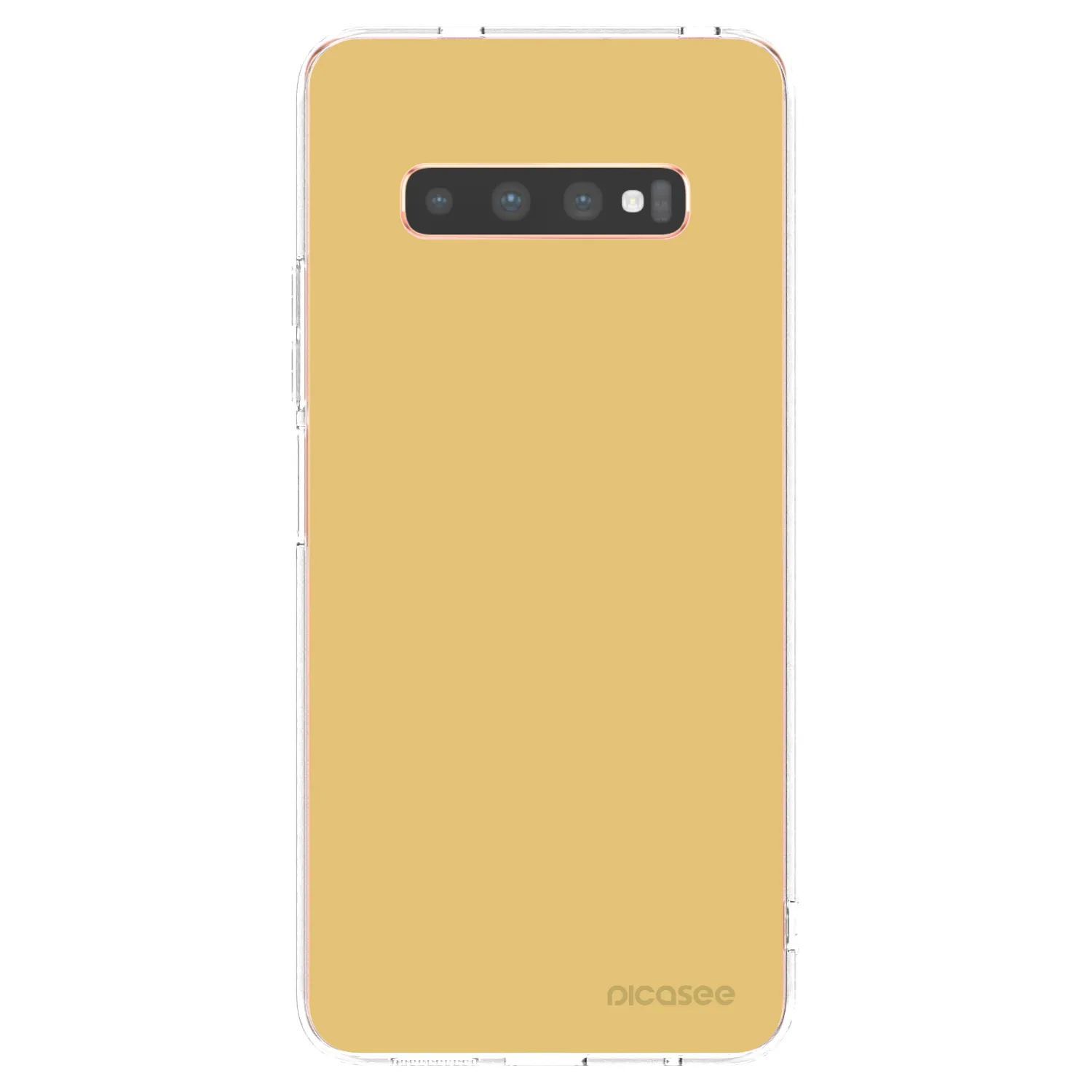 Picasee silikonový průhledný obal pro Samsung Galaxy S10 Plus G975 - Canary Crystal