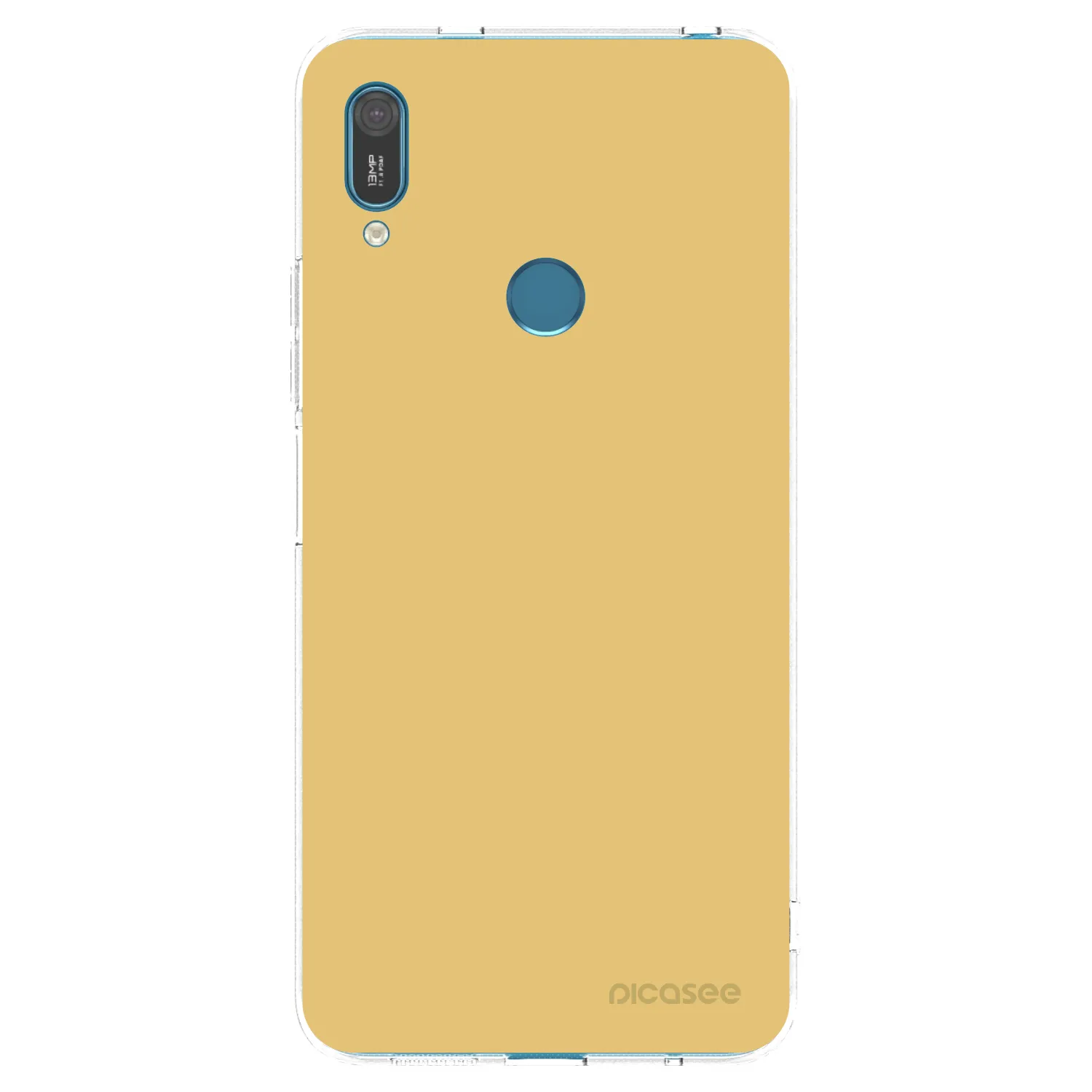 Picasee silikonový průhledný obal pro Huawei Y7 2019 - Canary Crystal