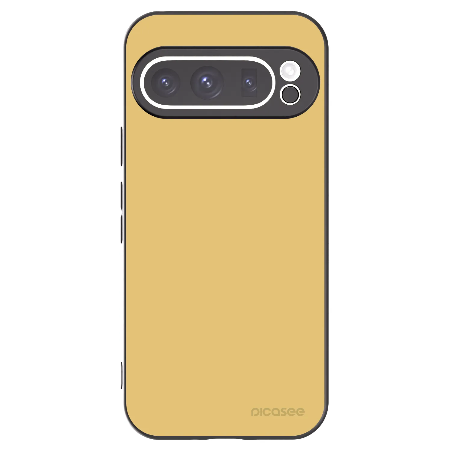 Picasee silikonový černý obal pro Google Pixel 9 Pro - Canary Crystal