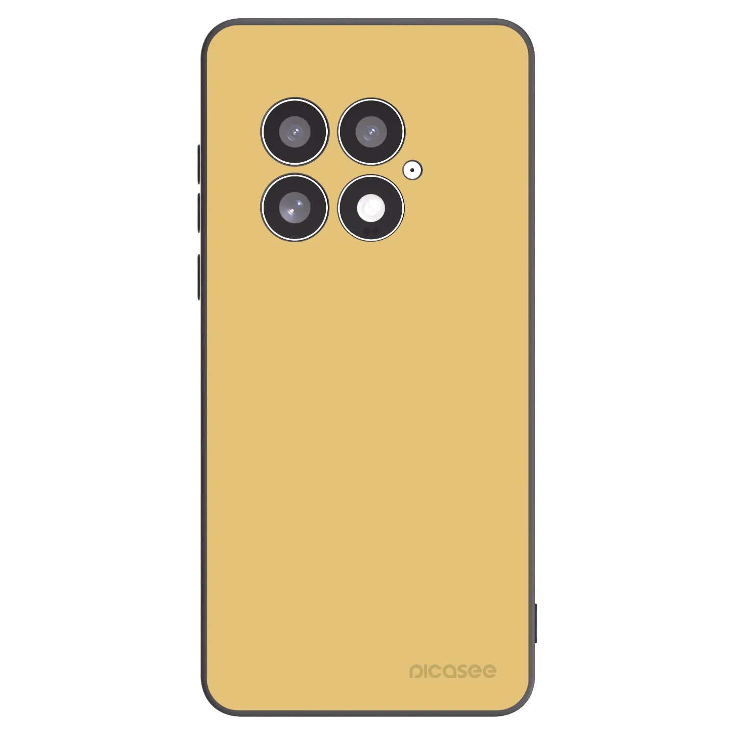 Picasee silikonový černý obal pro OnePlus 13 5G - Canary Crystal