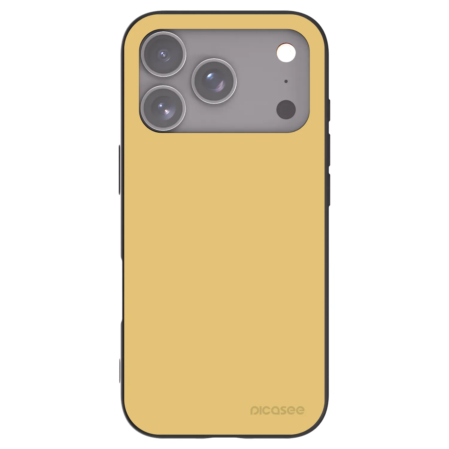 Picasee silikonový černý obal pro Apple iPhone 17 Pro - Canary Crystal