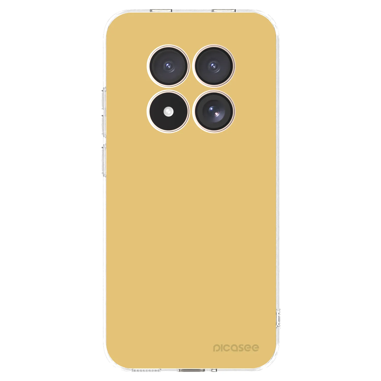 Picasee silikonový průhledný obal pro Xiaomi Redmi Note 15 Pro 4G - Canary Crystal