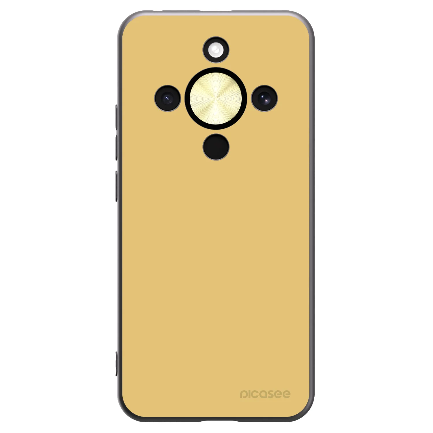 Picasee silikonový černý obal pro Honor Magic8 Lite 5G - Canary Crystal