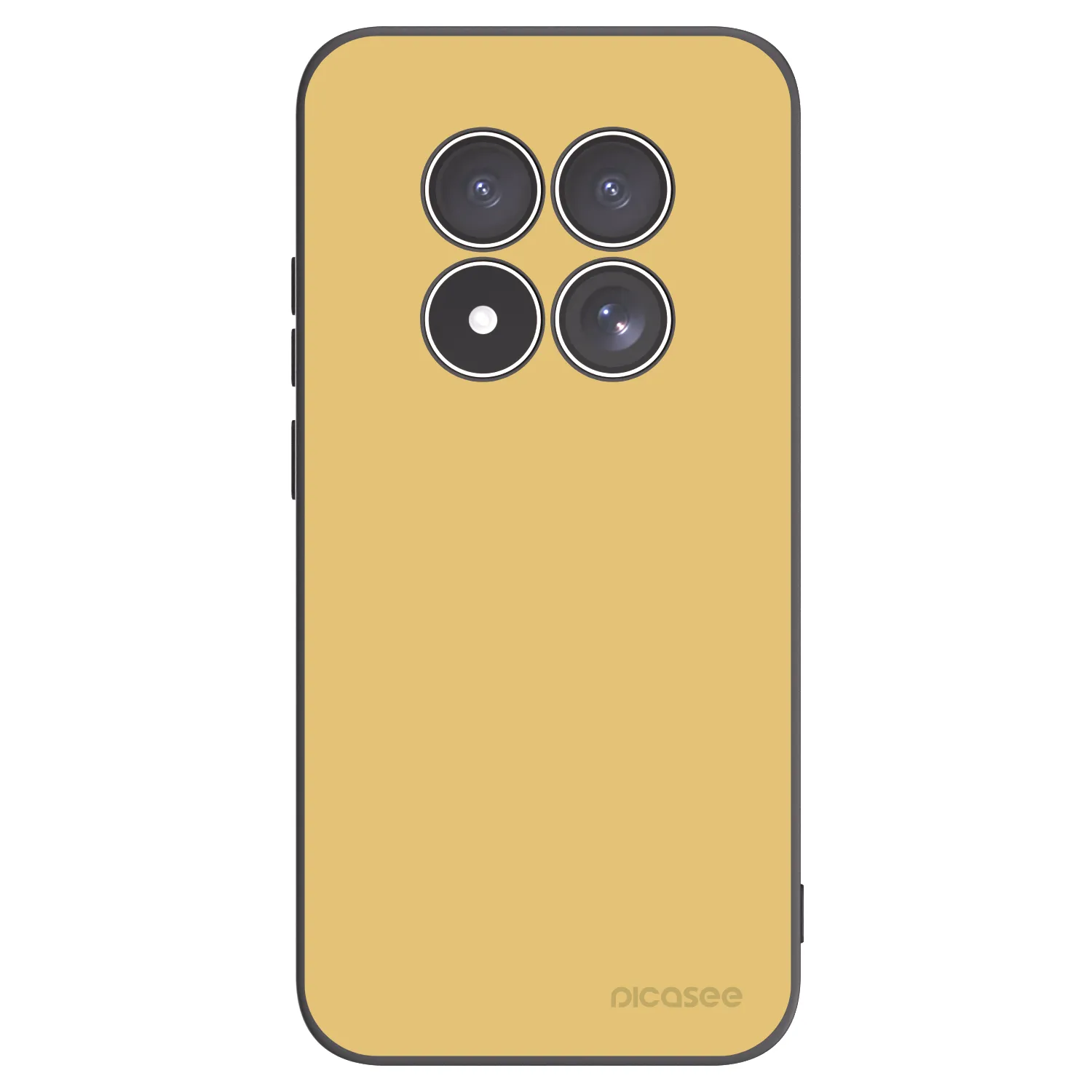 Picasee silikonový černý obal pro Xiaomi Redmi Note 15 Pro 5G - Canary Crystal