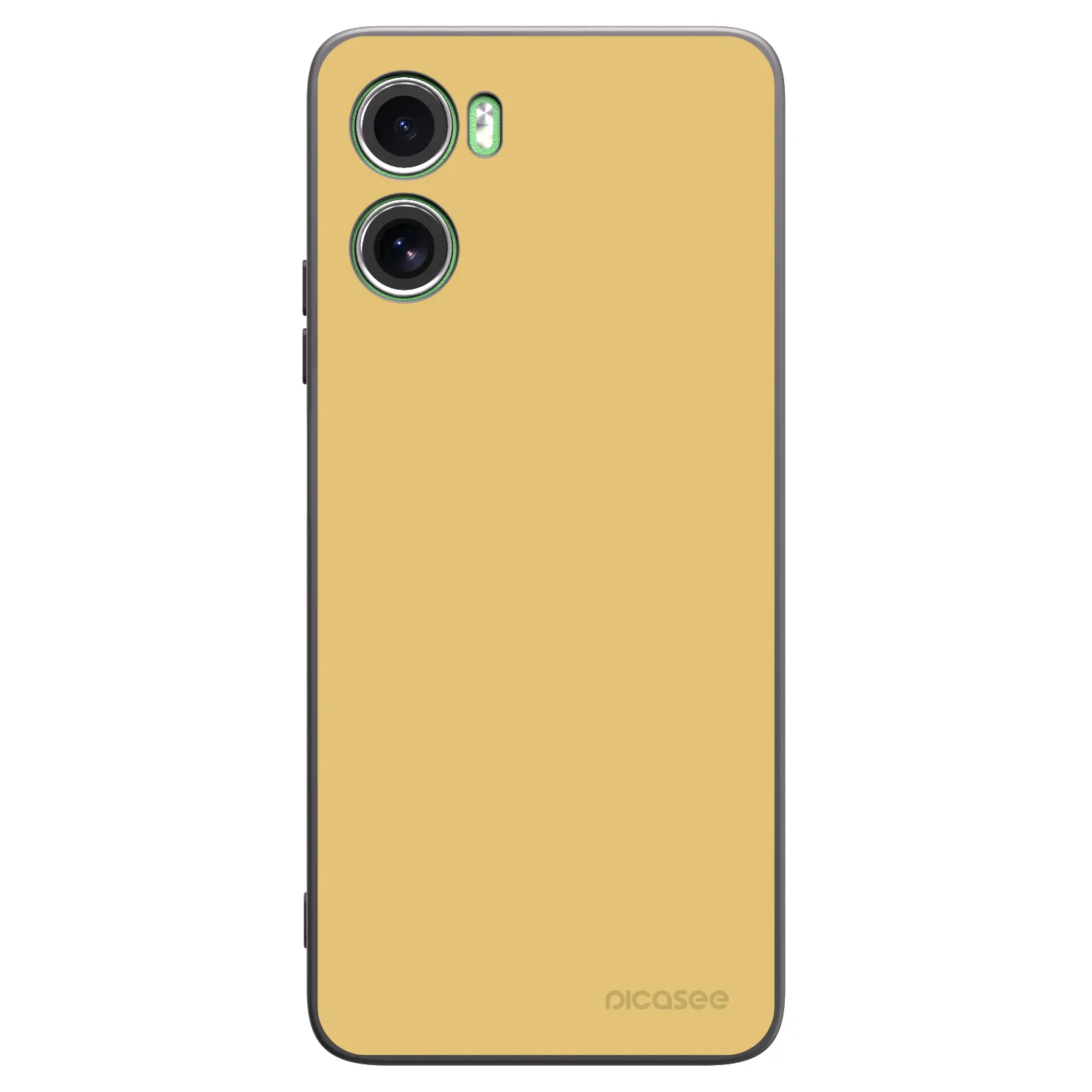 Picasee silikonový černý obal pro Motorola Moto G06 - Canary Crystal