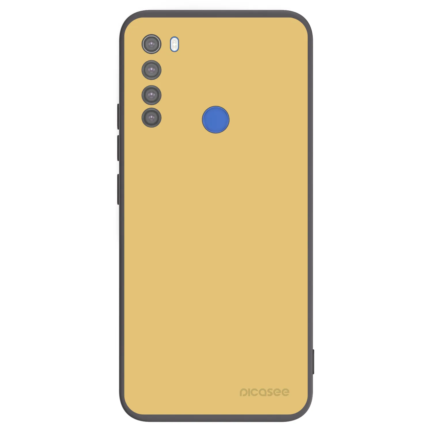 Picasee silikonový černý obal pro Xiaomi Redmi Note 8T - Canary Crystal