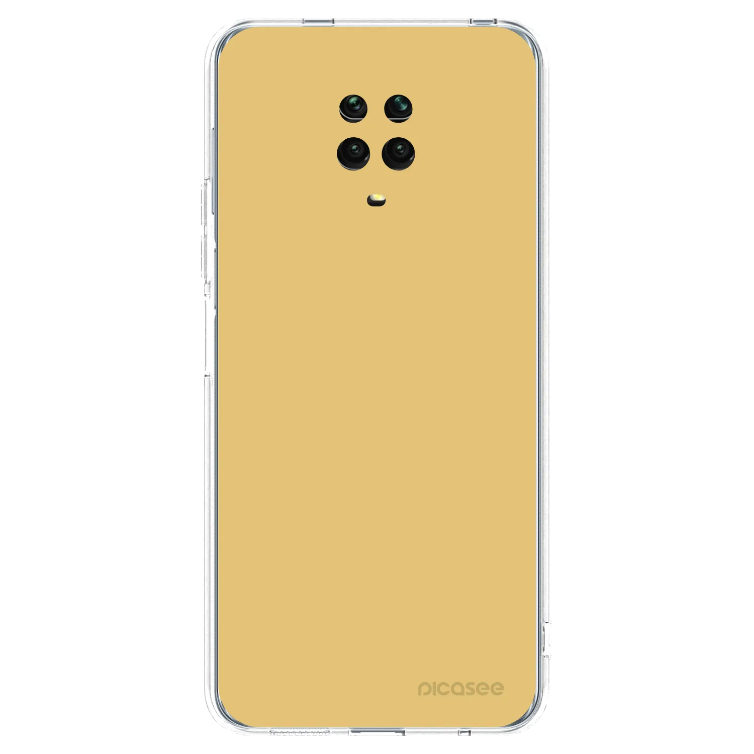 Picasee silikonový průhledný obal pro Xiaomi Redmi Note 9 Pro - Canary Crystal