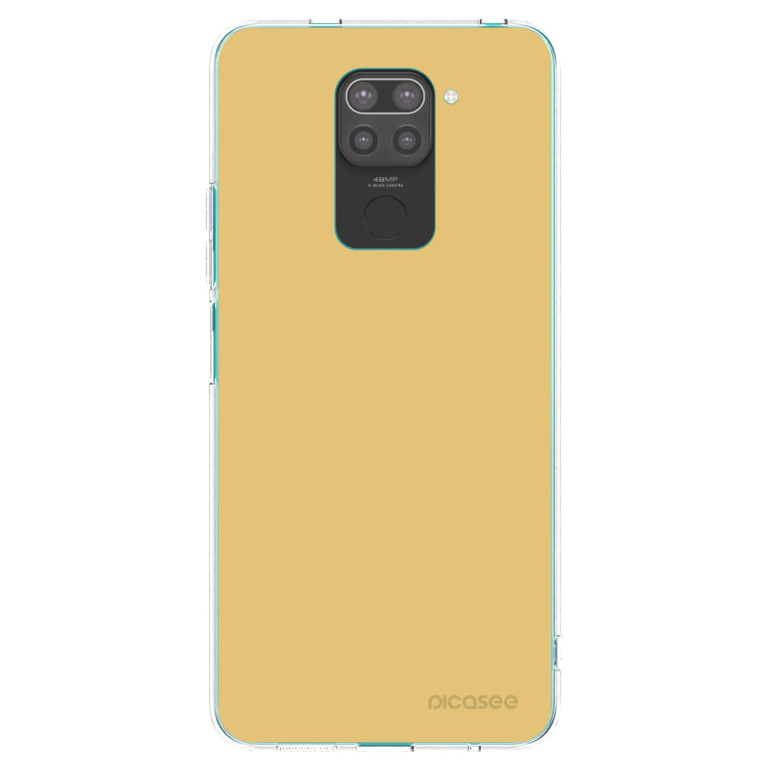Picasee silikonový černý obal pro Xiaomi Redmi Note 9 - Canary Crystal