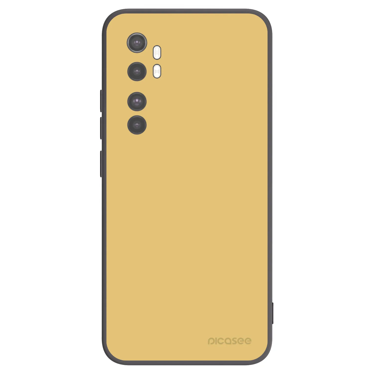 Picasee silikonový černý obal pro Xiaomi Mi Note 10 Lite - Canary Crystal