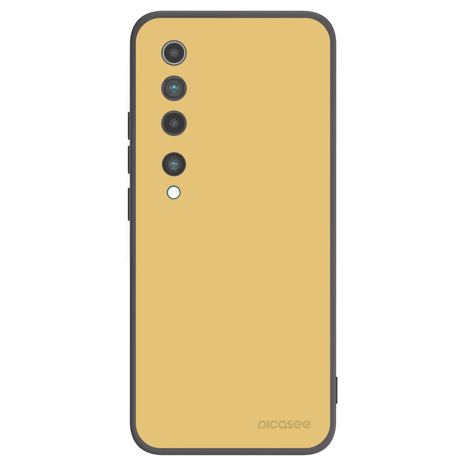 Picasee silikonový černý obal pro Xiaomi Mi 10 - Canary Crystal