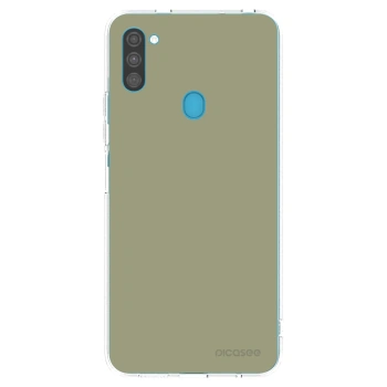Picasee silikonový průhledný obal pro Samsung Galaxy M11 - Dewy Dawn