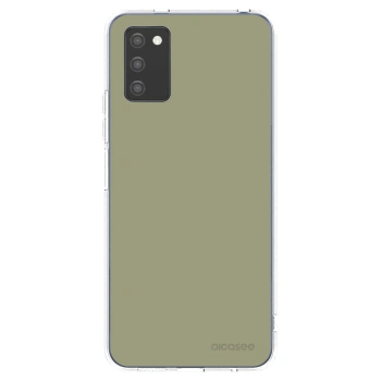 Picasee silikonový průhledný obal pro Samsung Galaxy A02s A025G - Dewy Dawn