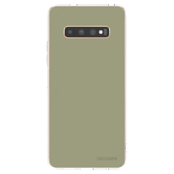Picasee silikonový průhledný obal pro Samsung Galaxy S10 Plus G975 - Dewy Dawn