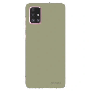 Picasee silikonový průhledný obal pro Samsung Galaxy A71 A715F - Dewy Dawn